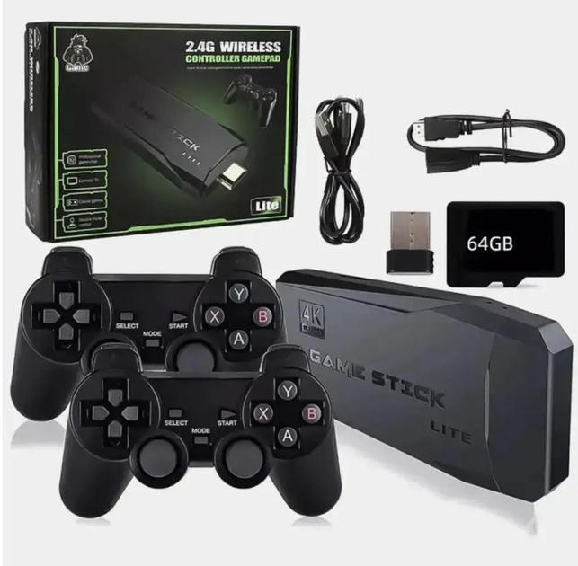 Ігрова приставка DATA FROG Y3 Lite Game Stick 64 ГБ з 4K HDMI - мініатюра 3