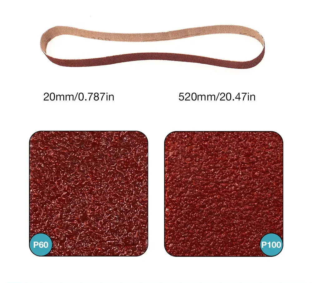 Ленточна шліфувальна насадка на УШМ M10/M14 ES-01 - мініатюра 6