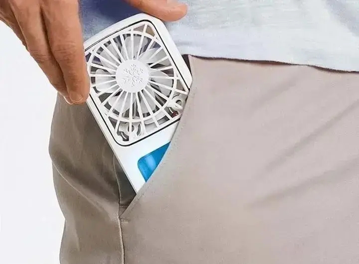 Ручний вентилятор ARCTIC COLD Pocket Chill • Портативний міні-вентилятор з LED-підсвіткою та USB-зарядкою