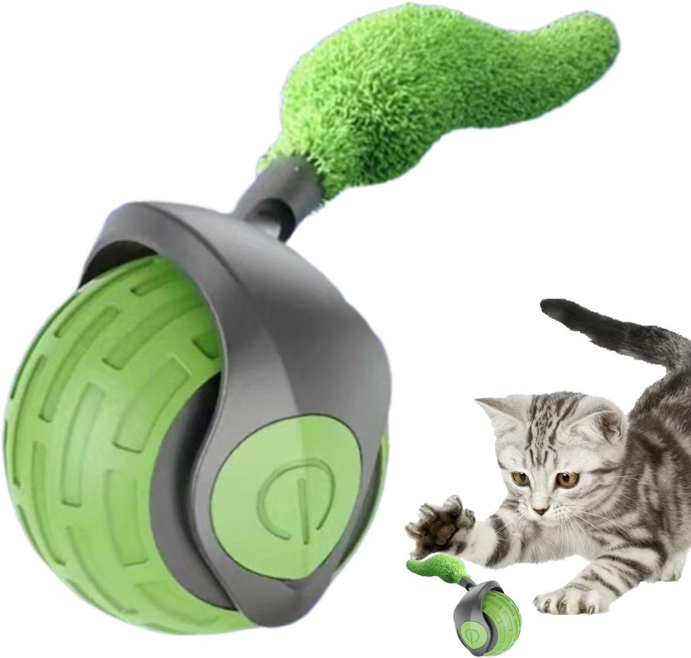 Інтерактивна іграшка для котів з обертовим хвостом і автоматичним рухом - мініатюра 3