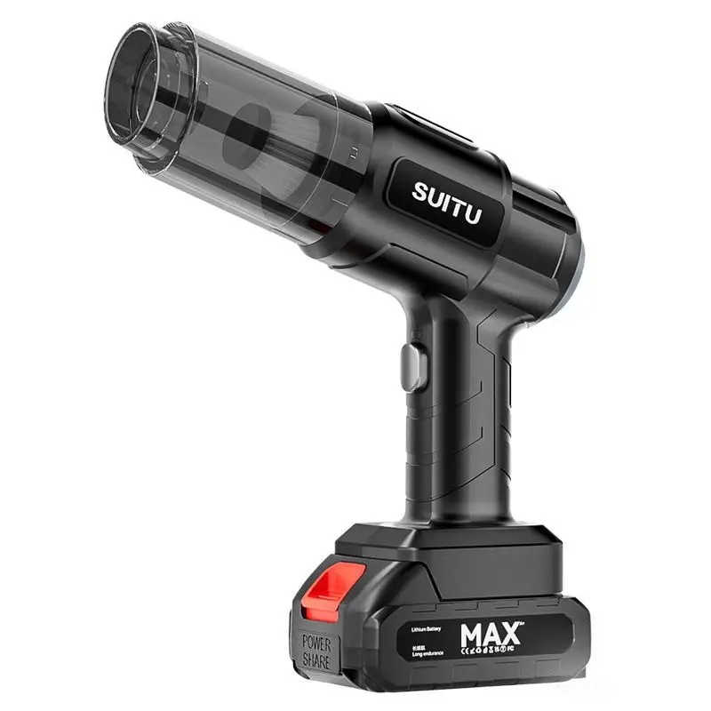 Автомобільний пилосос акумуляторний Dust collector • Багатофункціональний ручний пилосос 4-в-1 з функцією обдуву та накачування MP-251