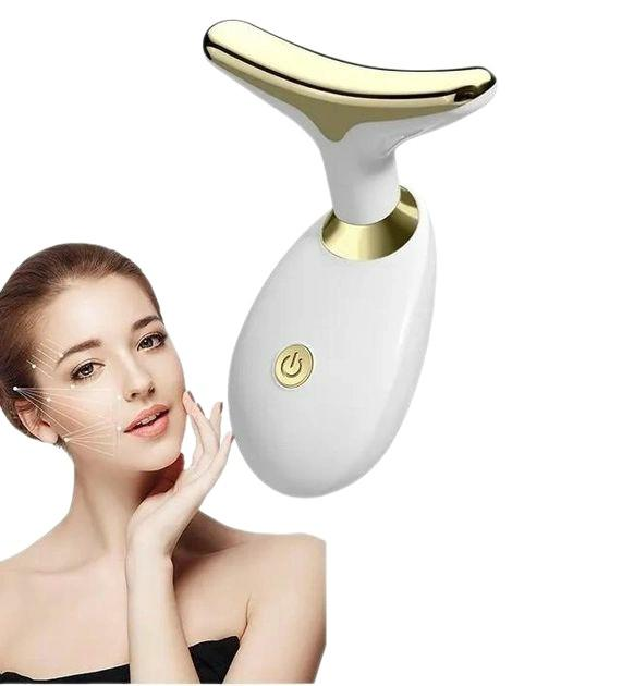 Портативний масажер для обличчя та шиї Face Lifter • Вібраційний ліфтинг-масажер з антивіковим ефектом