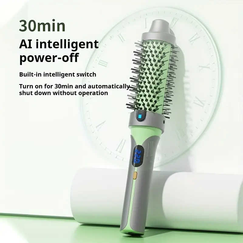 Багатофункціональна щітка для укладки та випрямлення волосся 3-в-1 з функцією іонізації LY-946 • Електрична термощітка з від’ємними іонами для укладки та об’єму