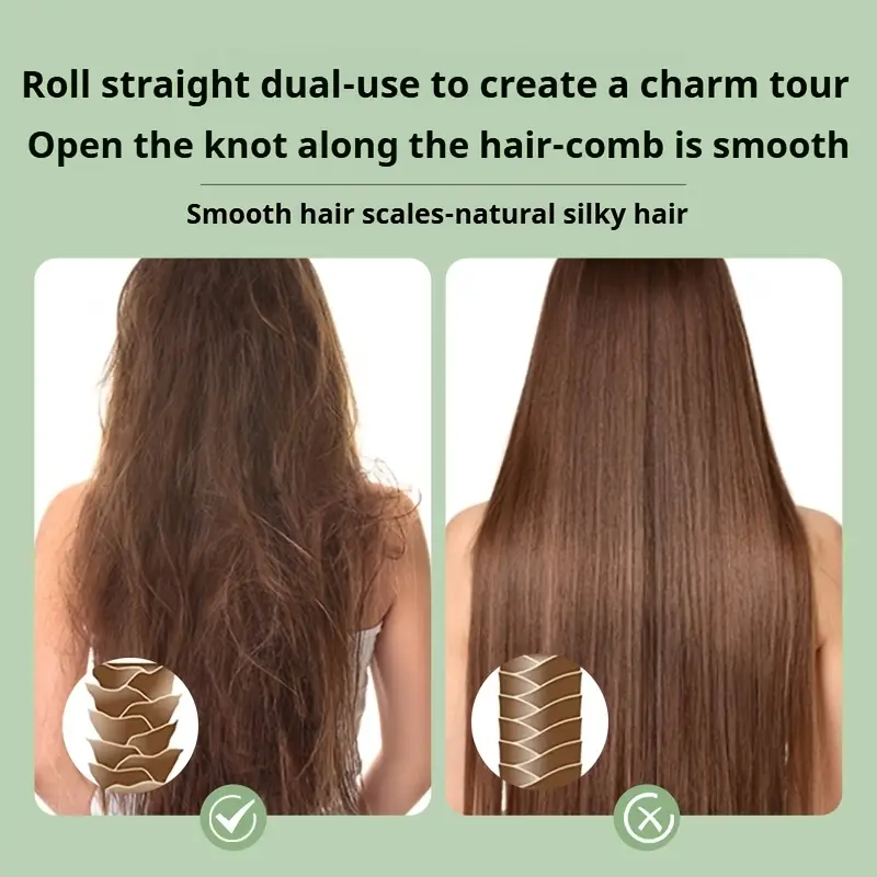 Багатофункціональна щітка для укладки та випрямлення волосся 3-в-1 з функцією іонізації LY-946 - мініатюра 2