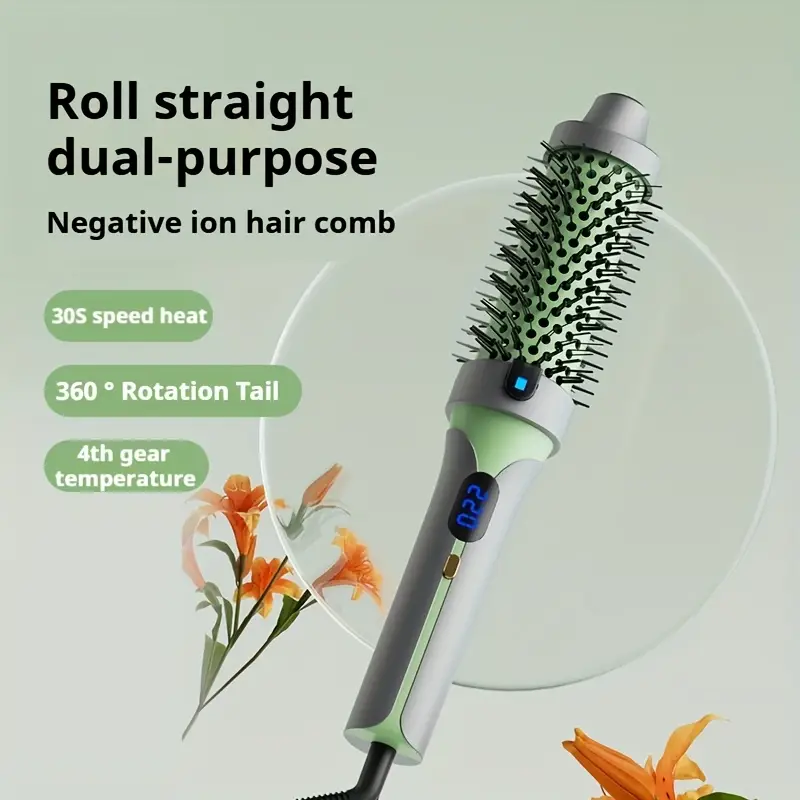Багатофункціональна щітка для укладки та випрямлення волосся 3-в-1 з функцією іонізації LY-946 - мініатюра 4