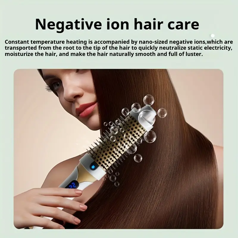 Багатофункціональна щітка для укладки та випрямлення волосся 3-в-1 з функцією іонізації LY-946 - мініатюра 8