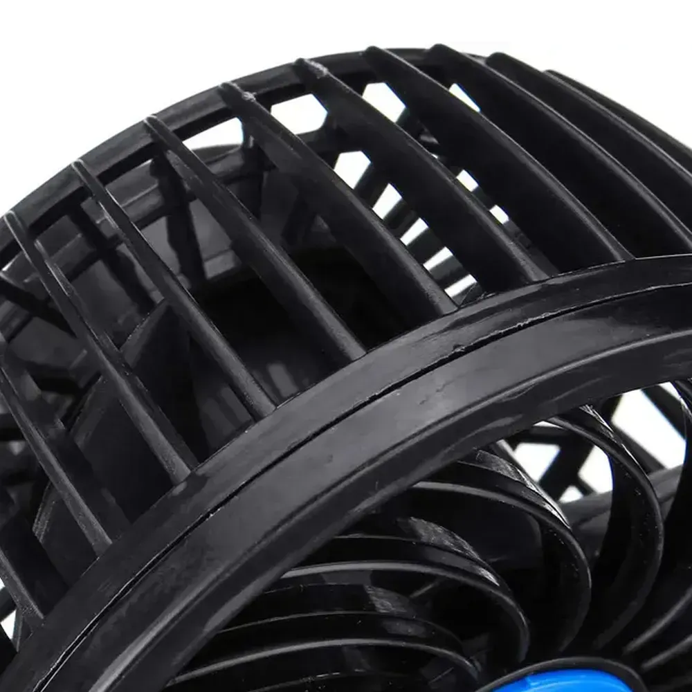 Автомобільний вентилятор 12V від прикурювача з поворотом на 360° - мініатюра 6