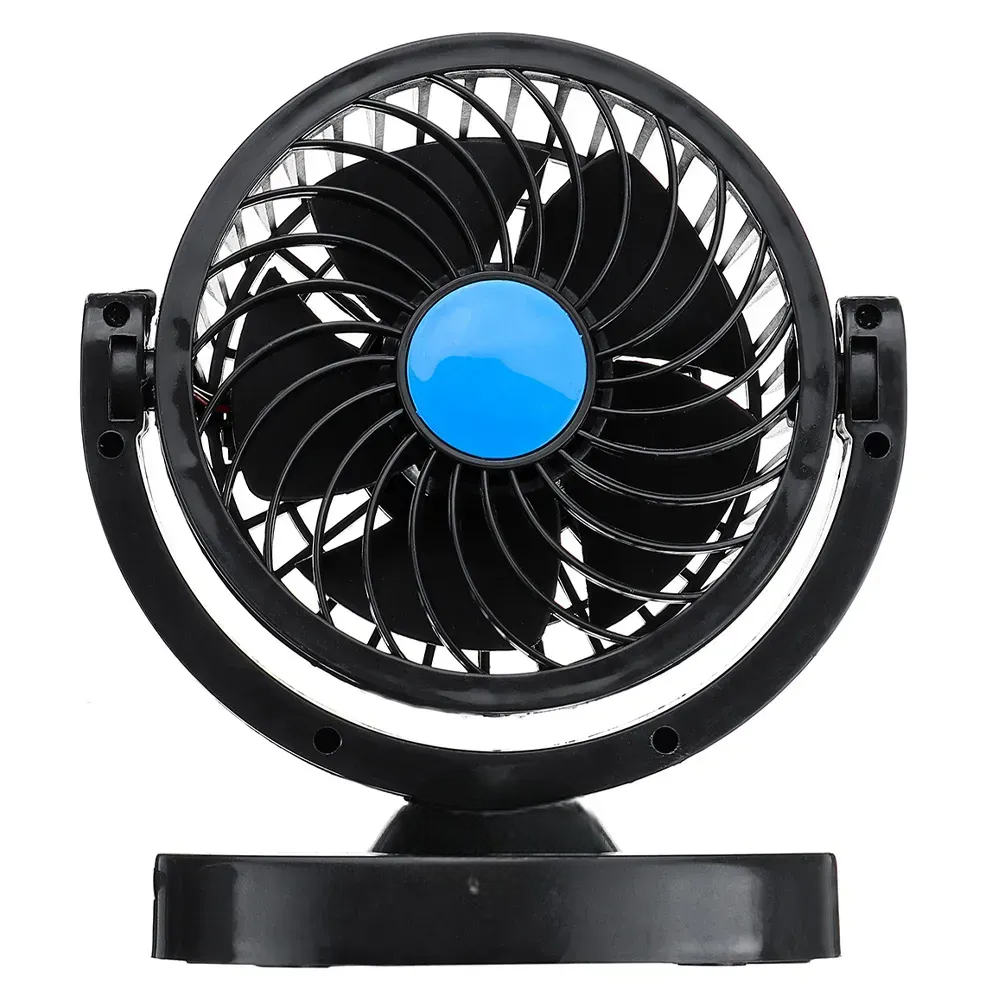 Автомобільний вентилятор 12V від прикурювача з поворотом на 360° - мініатюра 7