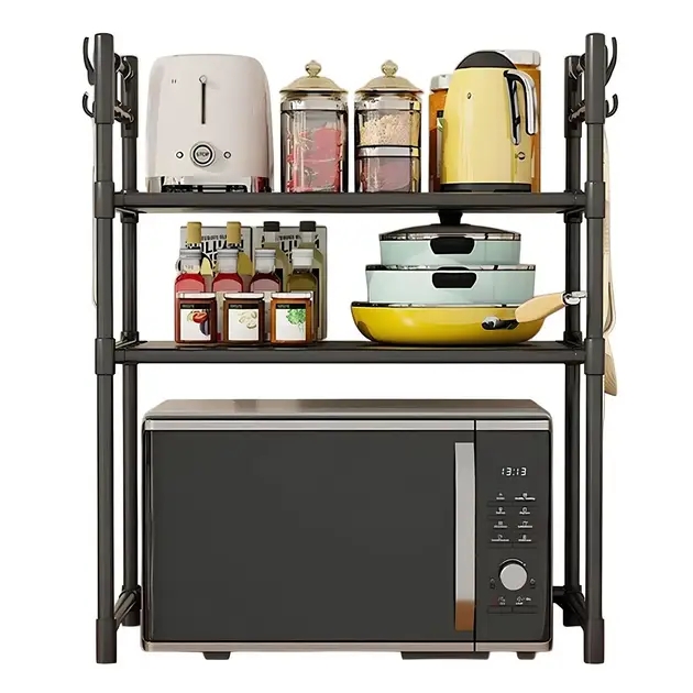 Полиця Стелаж для Мікрохвильовки 3-ярусна - мініатюра 2