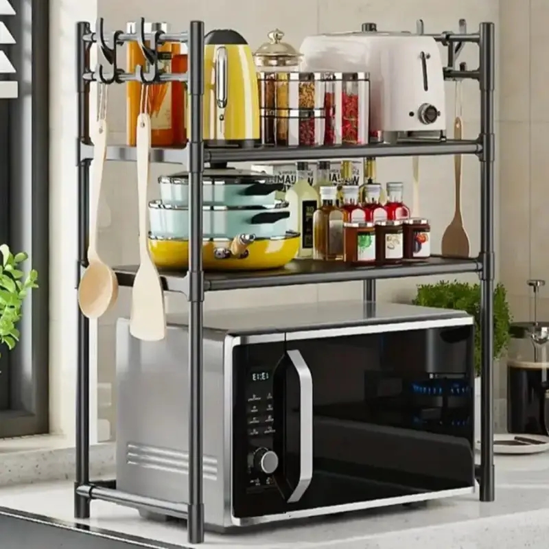 Полиця Стелаж для Мікрохвильовки 3-ярусна - мініатюра 3