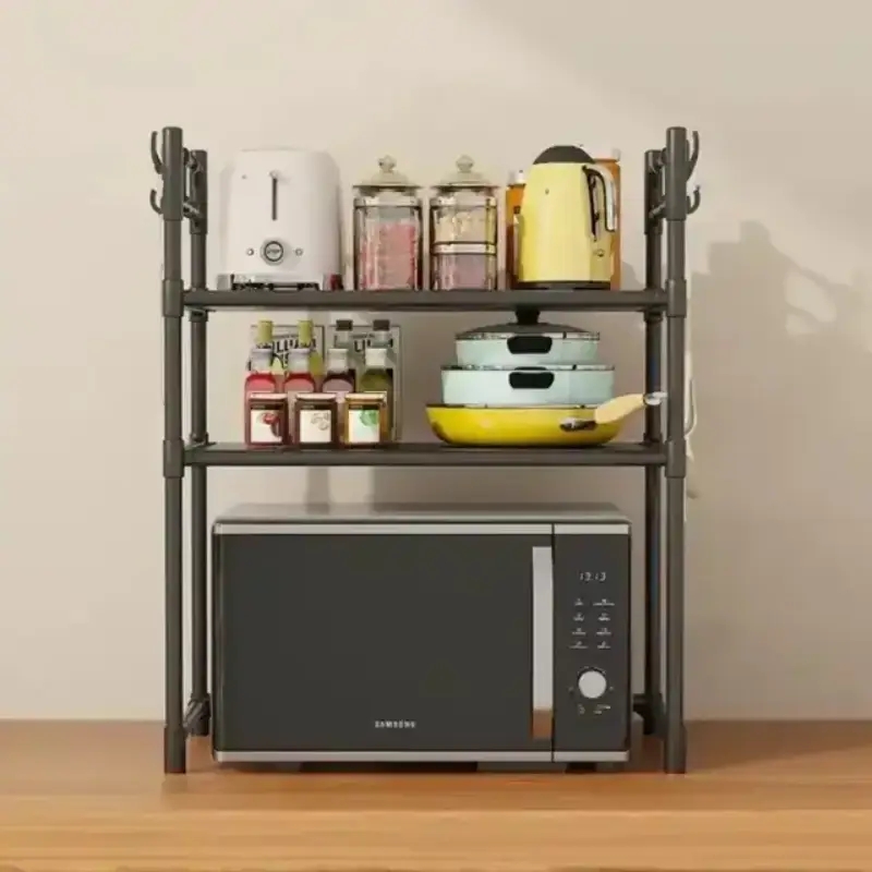 Полиця Стелаж для Мікрохвильовки 3-ярусна - мініатюра 4
