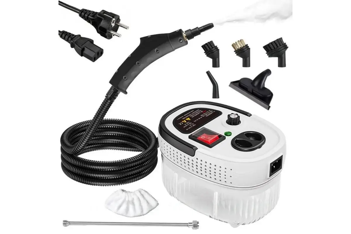 Відпарювач Steam Cleaner для дому 2500 Вт • Багатофункціональний пароочисник з насадками HX-860