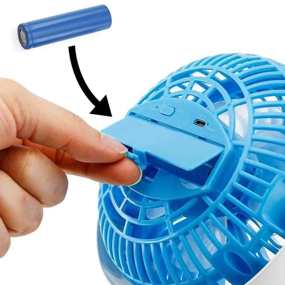 Вентилятор Міні USB з прищіпкою Mini fan LY-582 - мініатюра 3