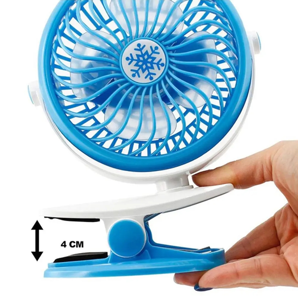Вентилятор Міні USB з прищіпкою Mini fan LY-582 - мініатюра 4