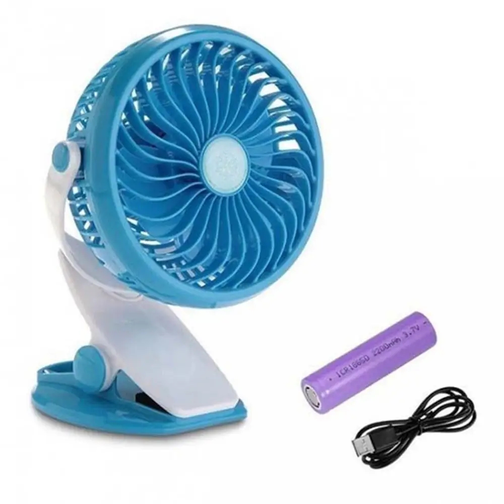Вентилятор Міні USB з прищіпкою Mini fan LY-582 - мініатюра 5