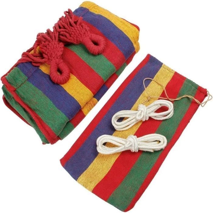 Гамак садовий двомісний 150×200 см - мініатюра 9