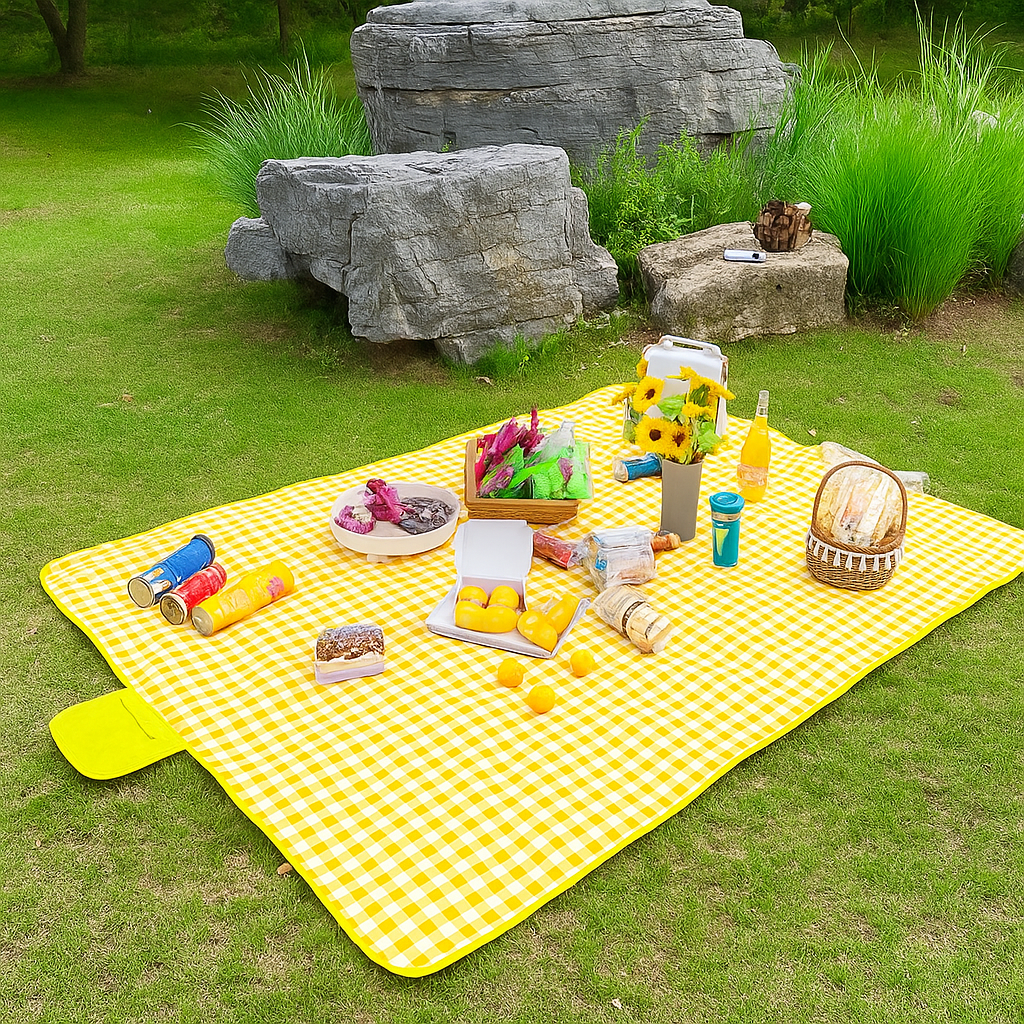 Складаний водонепроникний килимок для пікніка 150х100 см - мініатюра 8