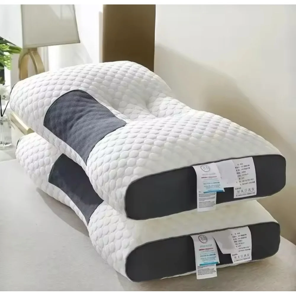 Анатомічна ортопедична подушка для сну Neck Support Massage Pillow - мініатюра 2