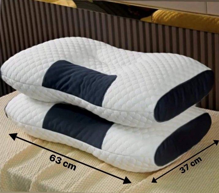 Анатомічна ортопедична подушка для сну Neck Support Massage Pillow - мініатюра 6