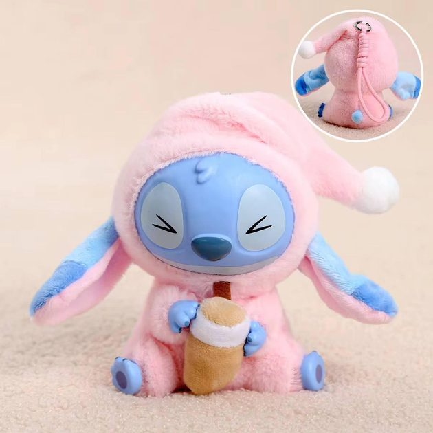 Брелок Стіч Labubu 15 см у коробці-сюрпризі Eat Something Before Sleep - мініатюра 7