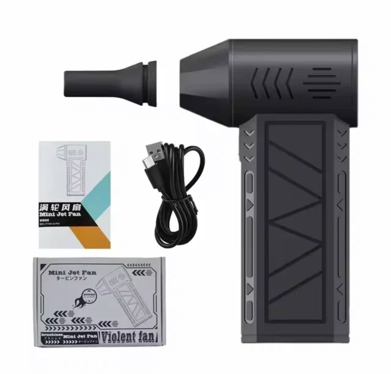 Автомобільний турбовентилятор для видалення пилу, 130000 об/хв • Портативний повітродув з акумулятором 8000 мАг
