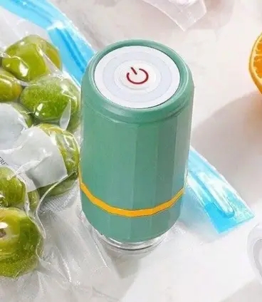 Вакуумний пакувальник XL-709 • Акумуляторний вакууматор для продуктів і банок