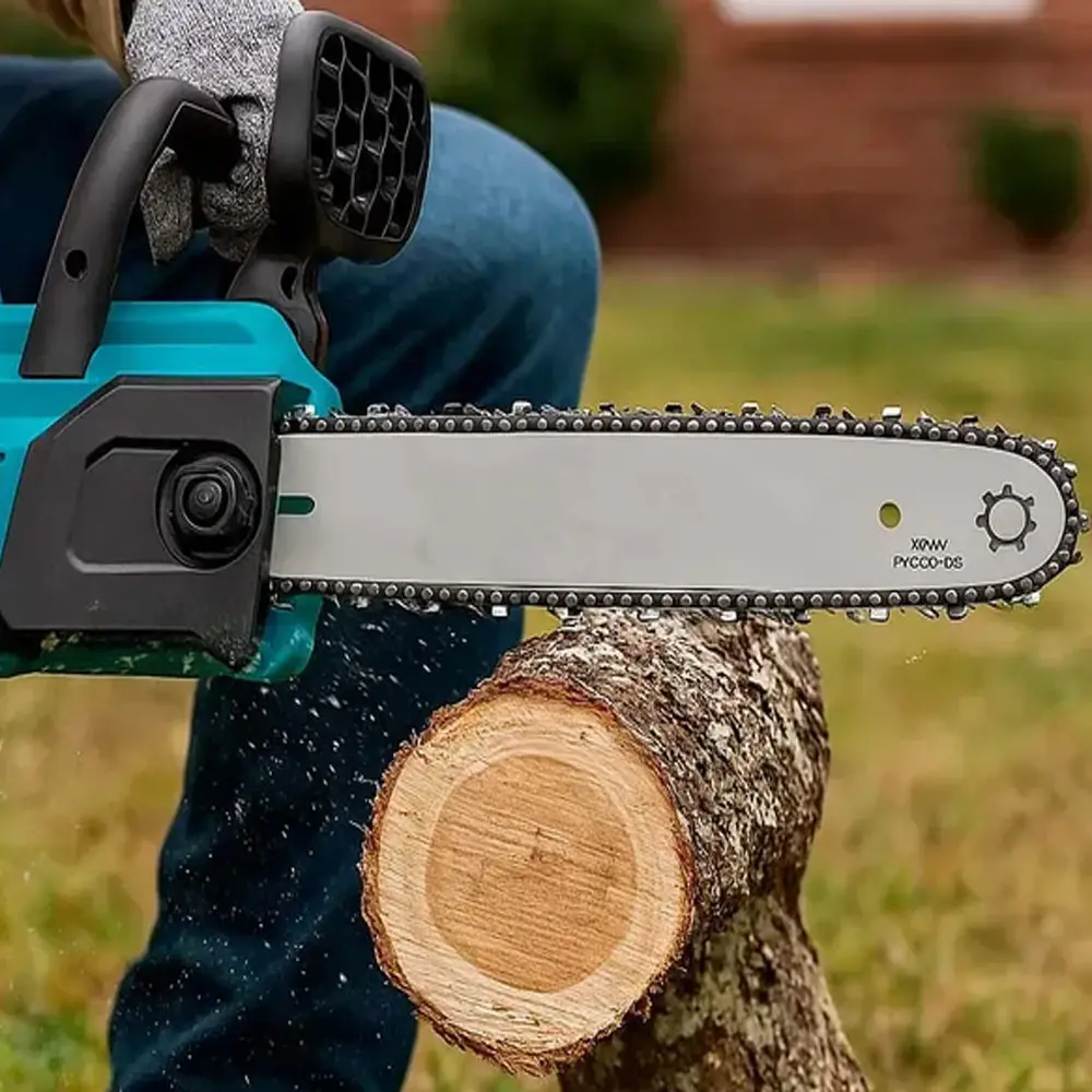 Компактна акумуляторна пила CHAIN SAW з шиною 12 і двома батареями - мініатюра 7