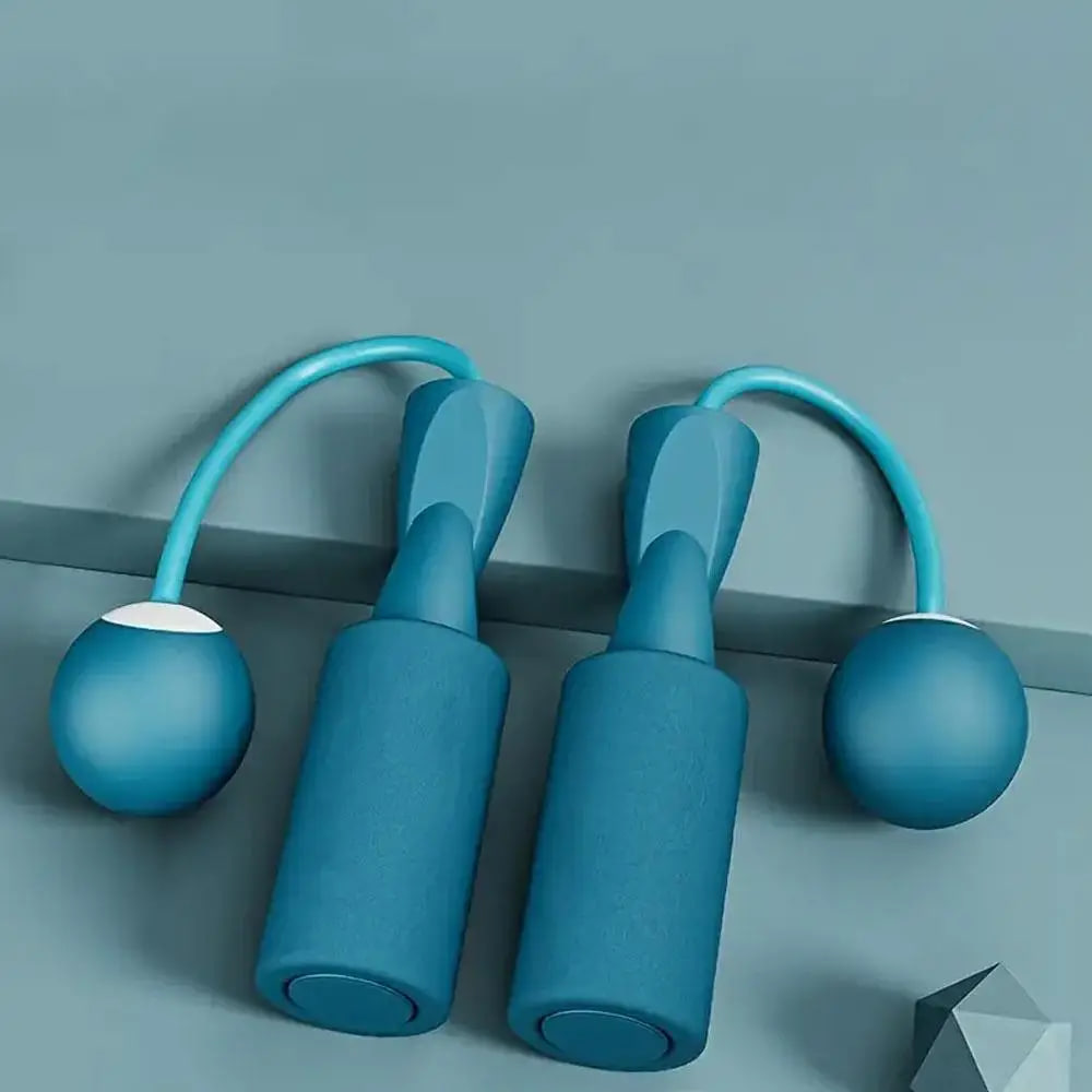 Бездротова скакалка з обважнювачами для занять спортом - мініатюра 6