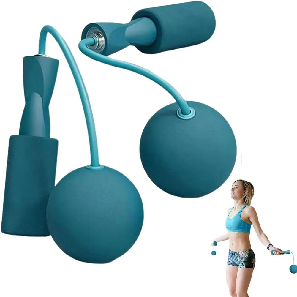 Бездротова скакалка з обважнювачами для занять спортом - мініатюра 7