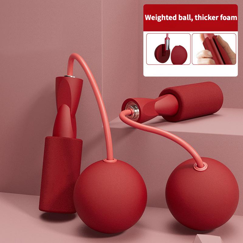 Бездротова скакалка з обважнювачами для занять спортом - мініатюра 8