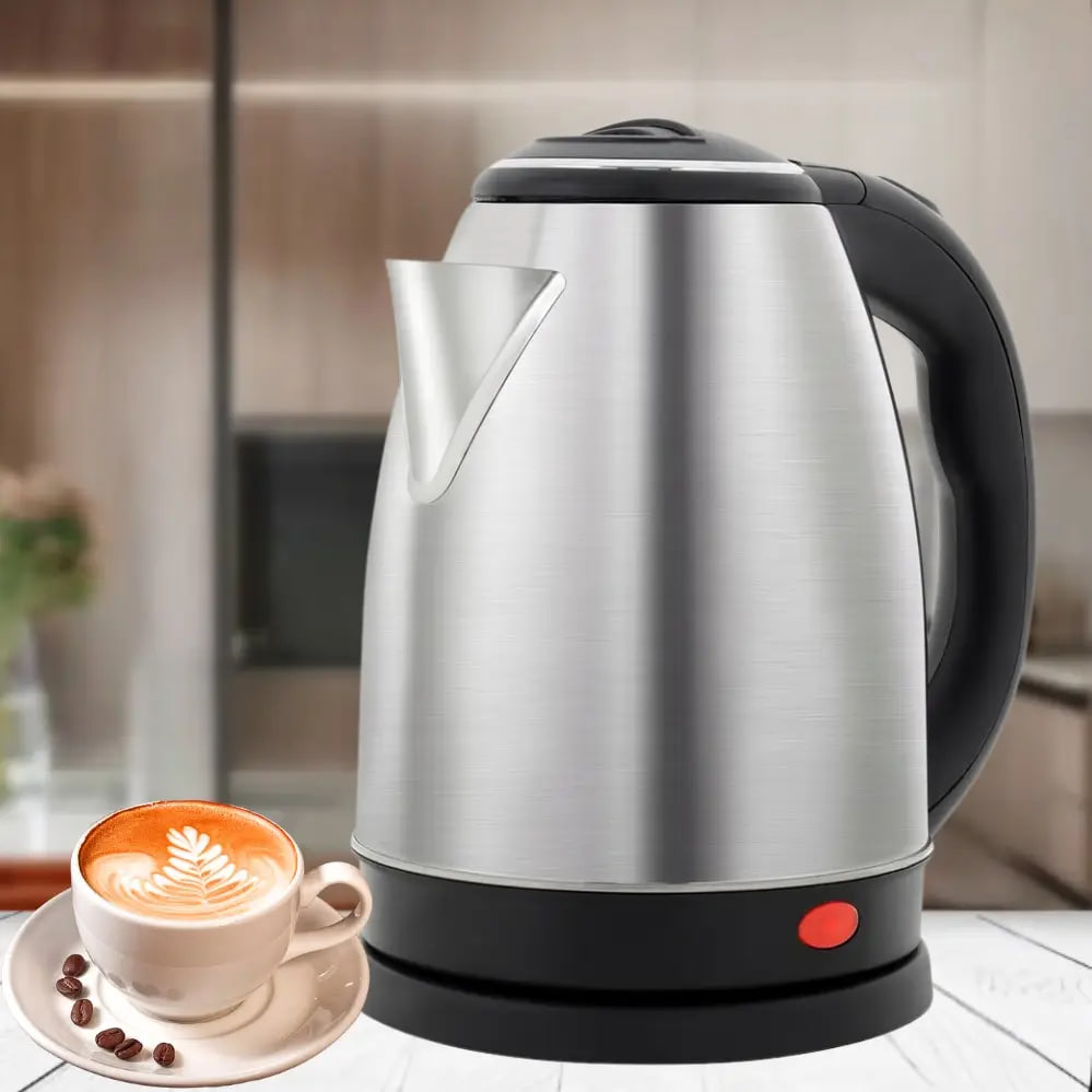 Електричний чайник 2 л нержавіюча сталь Hoffmans Electronics HM-1818 - мініатюра 2