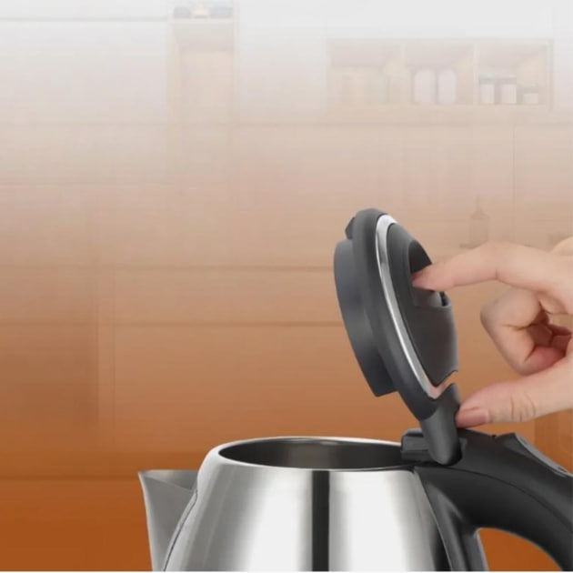 Електричний чайник 2 л нержавіюча сталь Hoffmans Electronics HM-1818 - мініатюра 4