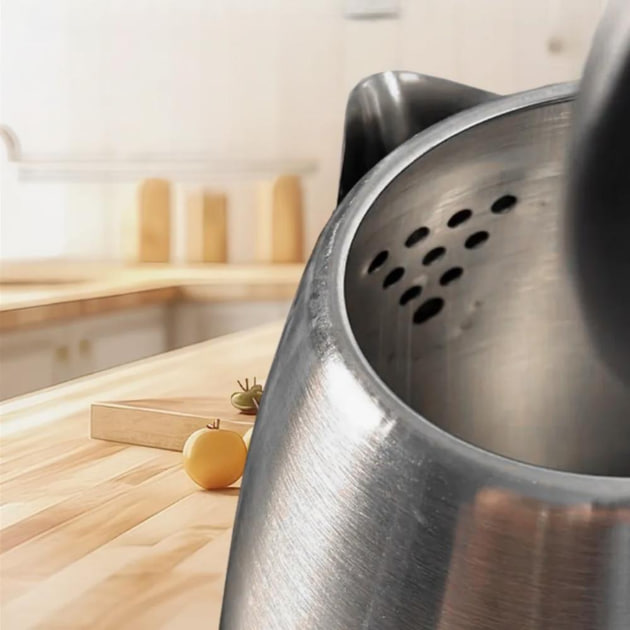 Електричний чайник 2 л нержавіюча сталь Hoffmans Electronics HM-1818 - мініатюра 5