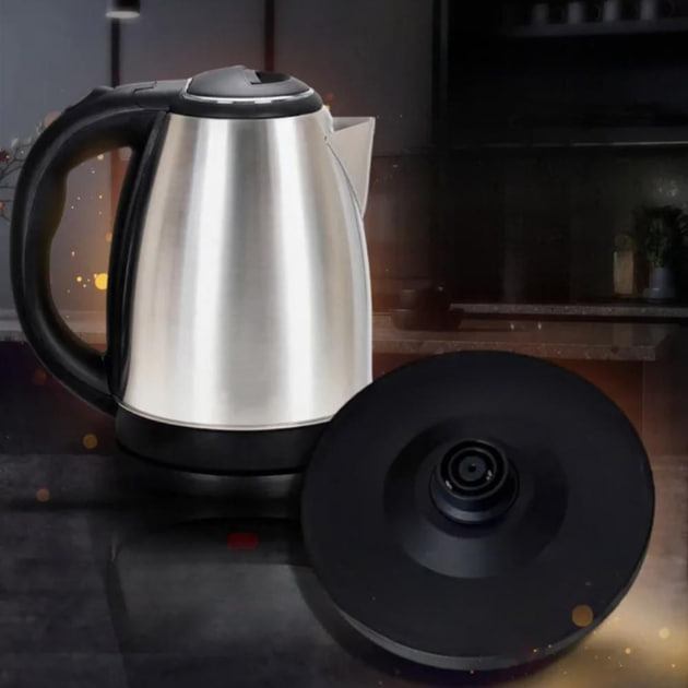 Електричний чайник 2 л нержавіюча сталь Hoffmans Electronics HM-1818 - мініатюра 8