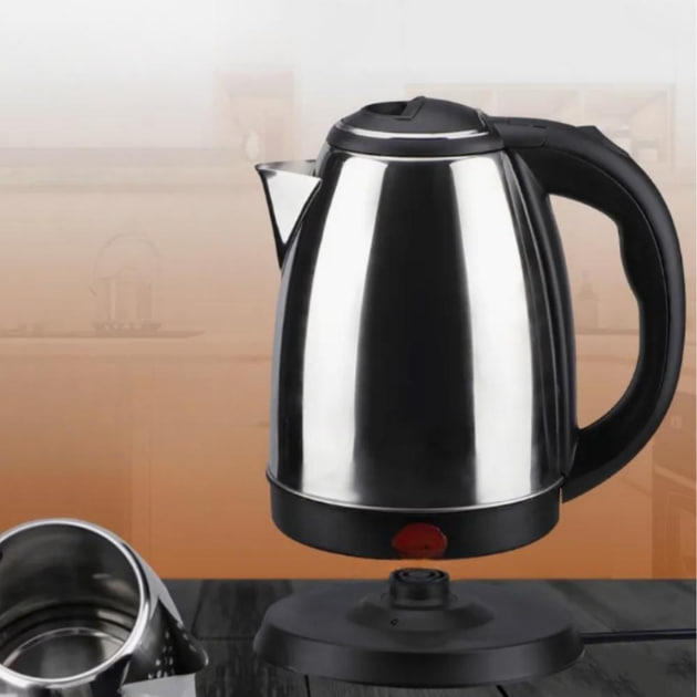 Електричний чайник 2 л нержавіюча сталь Hoffmans Electronics HM-1818 - мініатюра 9