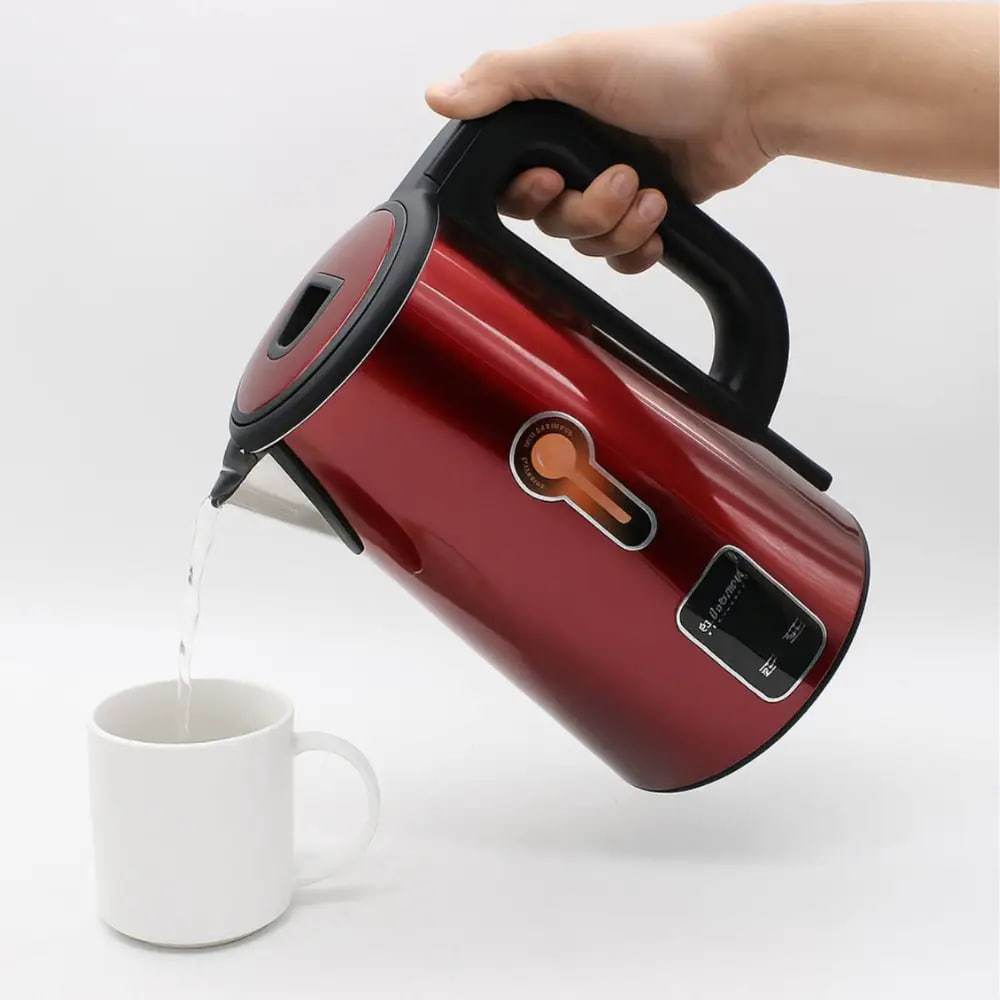 Електрочайник 2,5 л Hoffmans HM-2538 • Сталевий корпус, швидке закипання 1800W