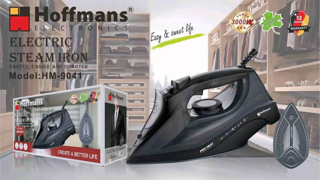 Електрична праска Hoffmans HM-9041 з керамікою - мініатюра 9