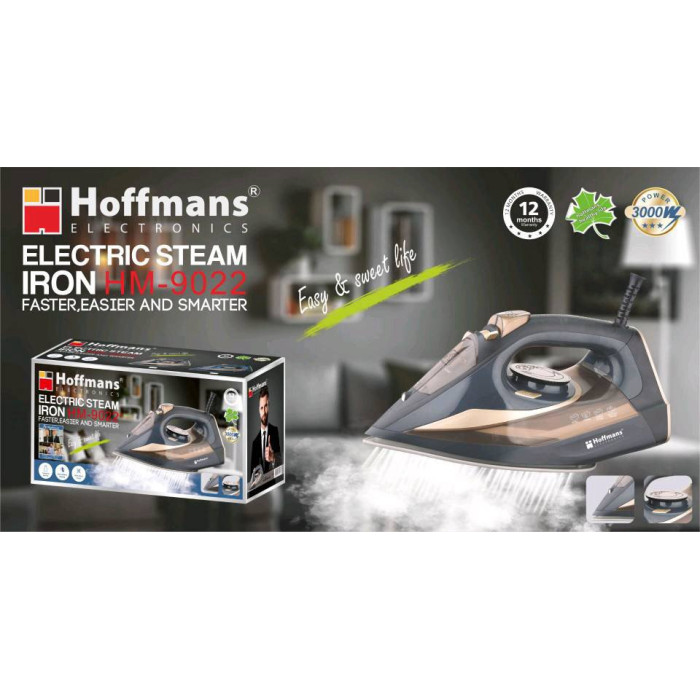 Електрична праска Hoffmans HM-9022 3000W - мініатюра 9