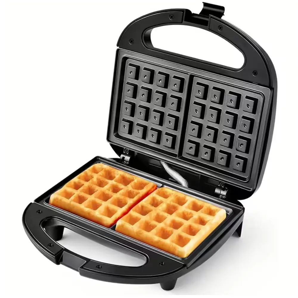 Вафельниця Hoffmans HM-3027 для дому • Електрична вафельниця з антипригарним покриттям і терморегулятором