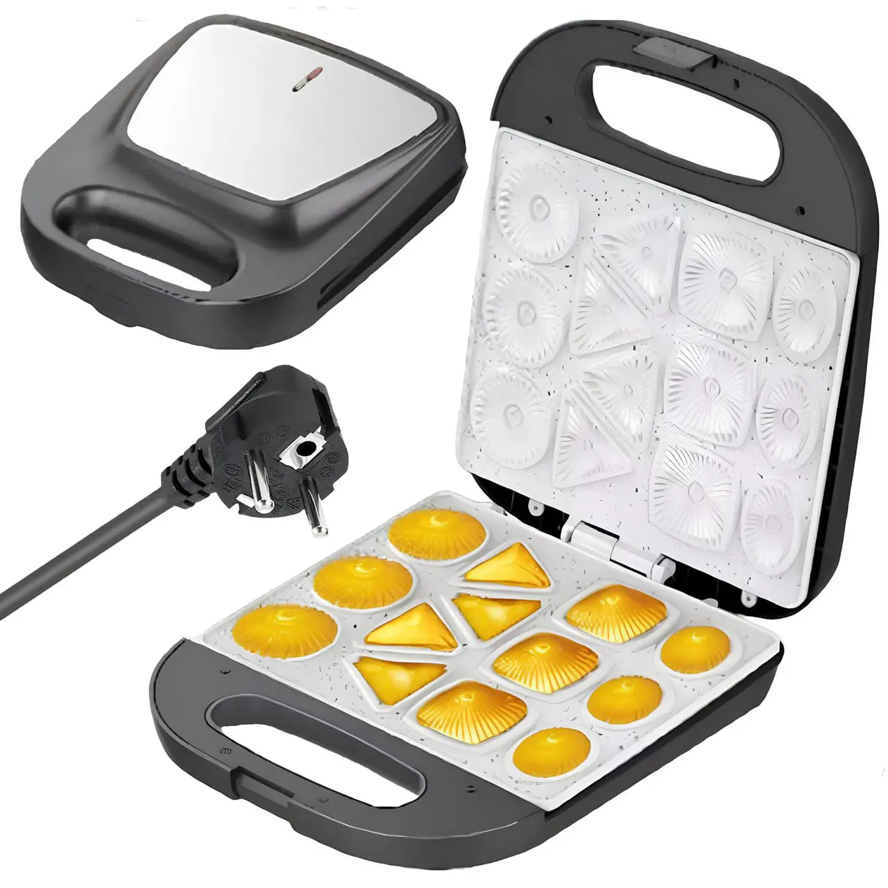 Мультипекар для печива Hoffmans 1400W HM-3020 - мініатюра 2