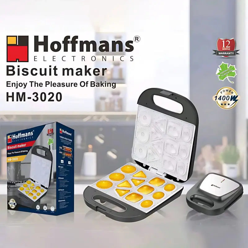 Мультипекар для печива Hoffmans 1400W HM-3020 - мініатюра 4
