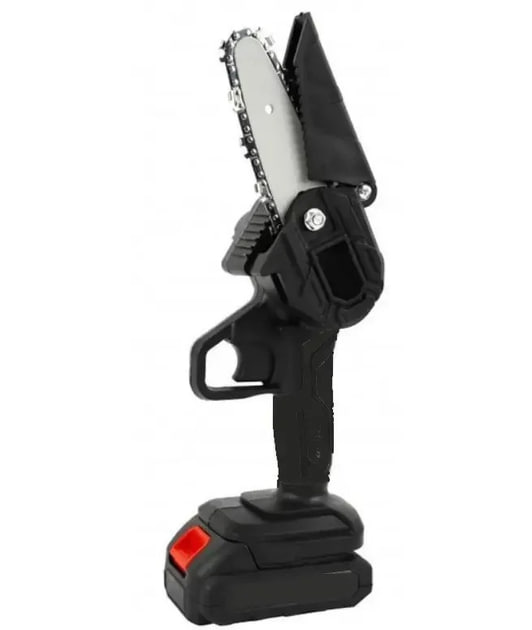 Мініпила Mini Electric Chain Saw1 48V у кейсі з 2 акумуляторами • Портативна акумуляторна пила для дерев та дров
