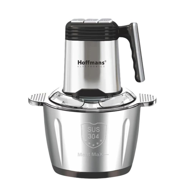 Металевий подрібнювач Hoffmans HM-8832 • Універсальний кухонний прилад 3,5 л 1800Вт
