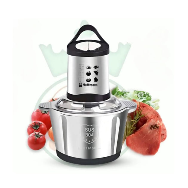 Електричний подрібнювач Hoffmans Electronics НМ-8840 з металевою чашею 2л - мініатюра 2