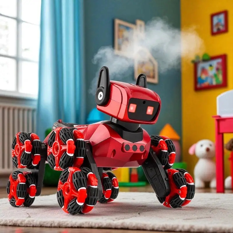 Інтерактивний робот-собака 8-wheel Mechanical Dog NO.1028 з пультом д/у - мініатюра 3