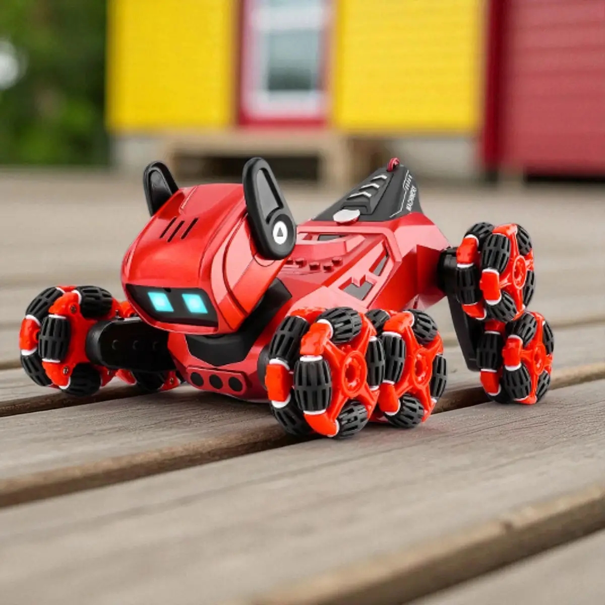 Інтерактивний робот-собака 8-wheel Mechanical Dog NO.1028 з пультом д/у - мініатюра 5