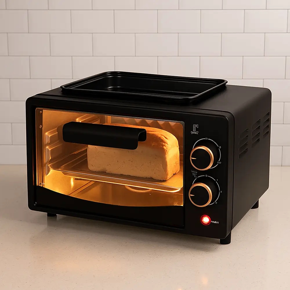 Багатофункційна міні-піч Hoffmans 12L 800W HM-748 - мініатюра 6