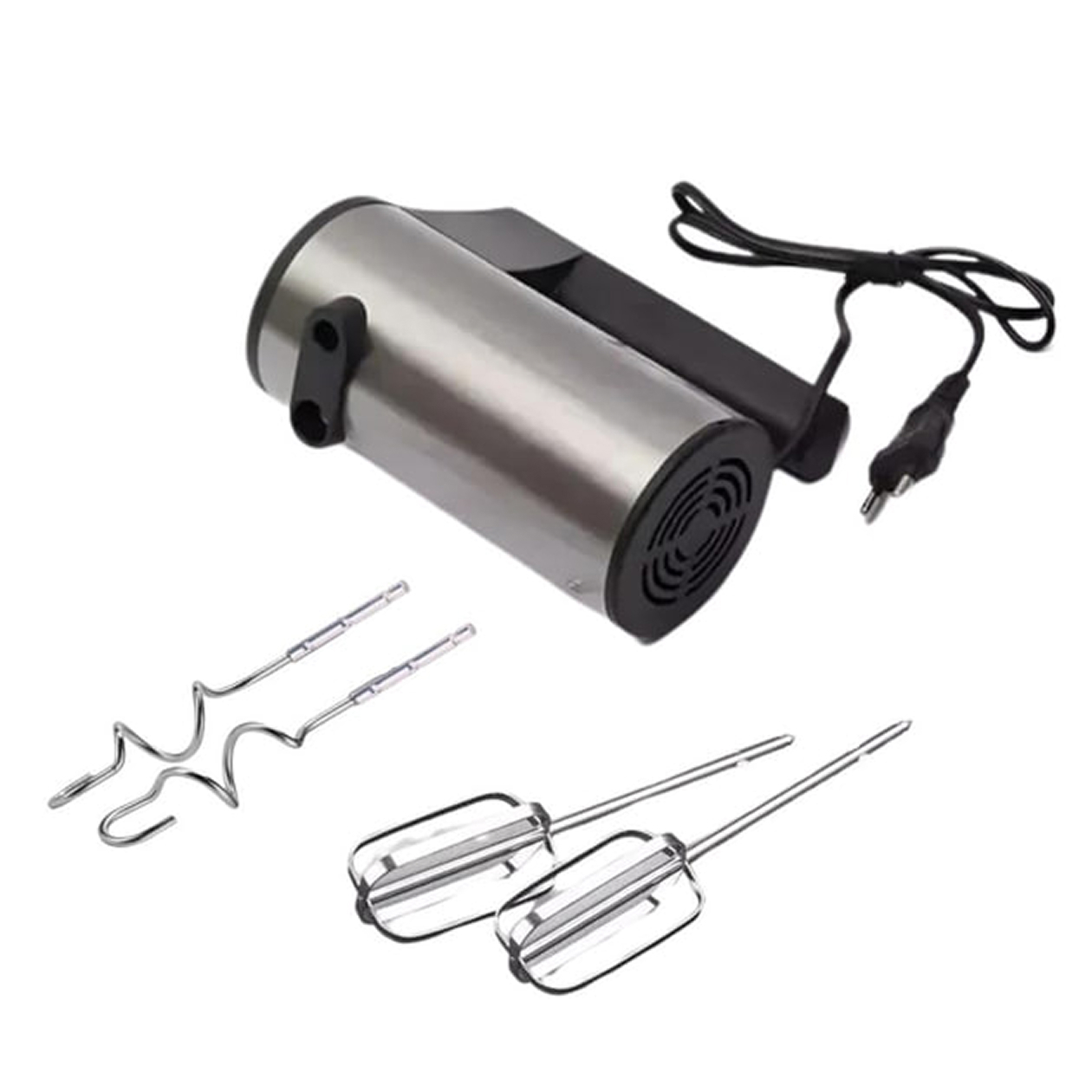 Ручний електричний міксер Hoffmans HM-8836 600 Вт • Кухонний міксер з 5 швидкостями та 4 насадками для збивання і замішування тіста