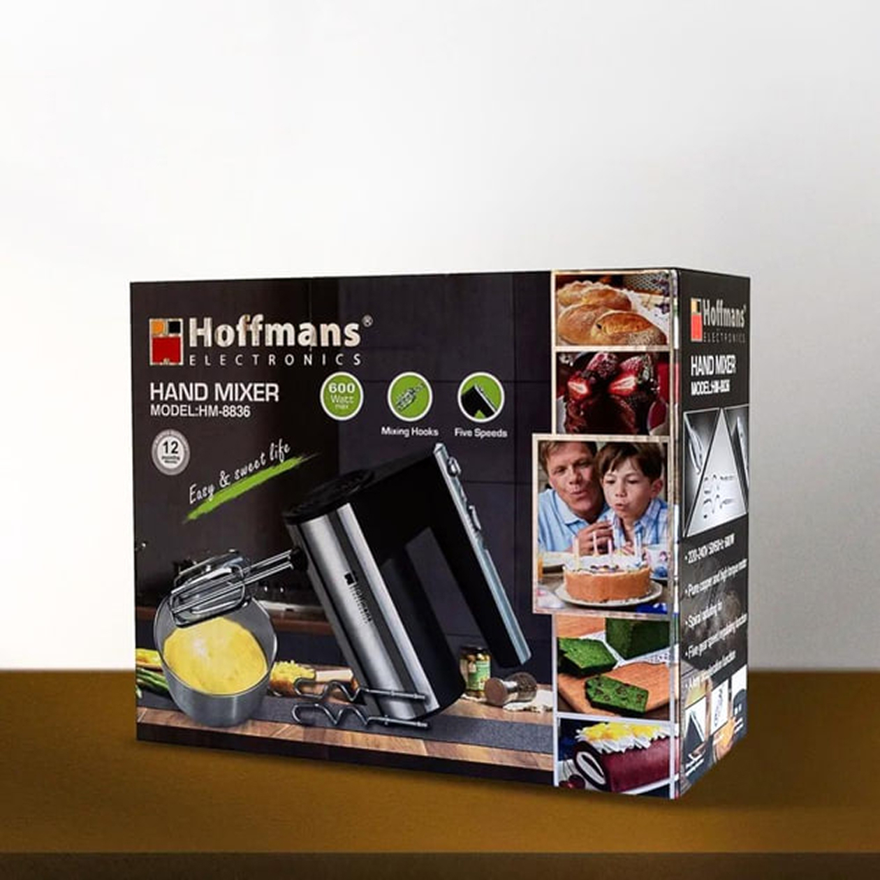 Ручний електричний міксер Hoffmans HM-8836 600 Вт - мініатюра 5