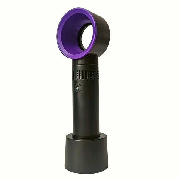 Вентилятор для сушки вій міні безлопастний • Міні-фен для вій чорного кольору з акумулятором 2000 mAh